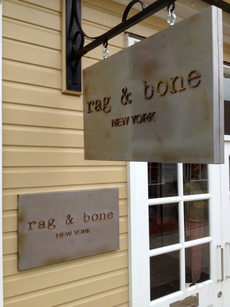 Projecting Signs for Rag And Bone