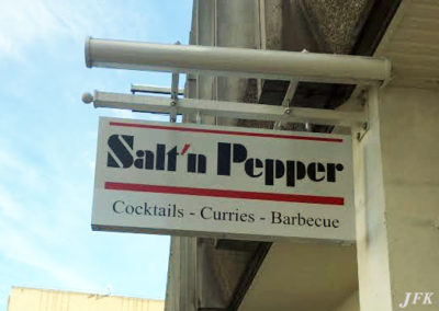 Projecting Signs for Salt N Pepper Restaurant