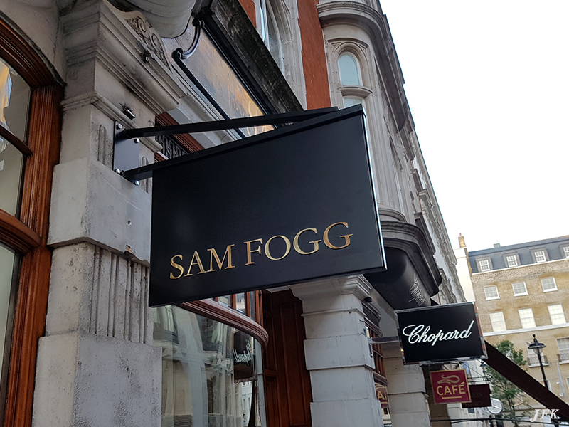 Projecting Signs for Sam Fogg