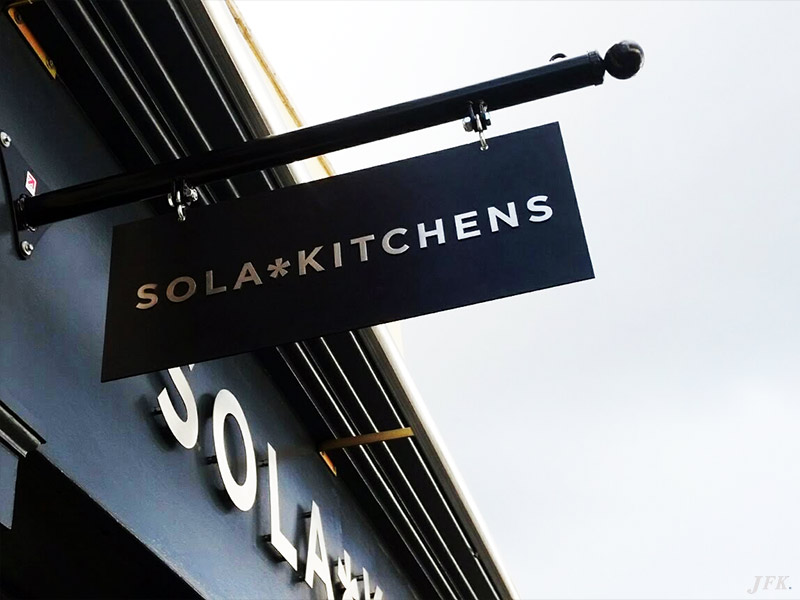 Projecting Signs for Sola Kitchens
