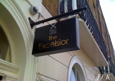 Projecting Signs for The Excelsior