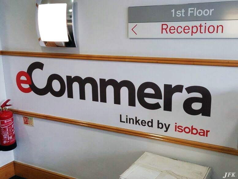 Reception Sign for Ecommera