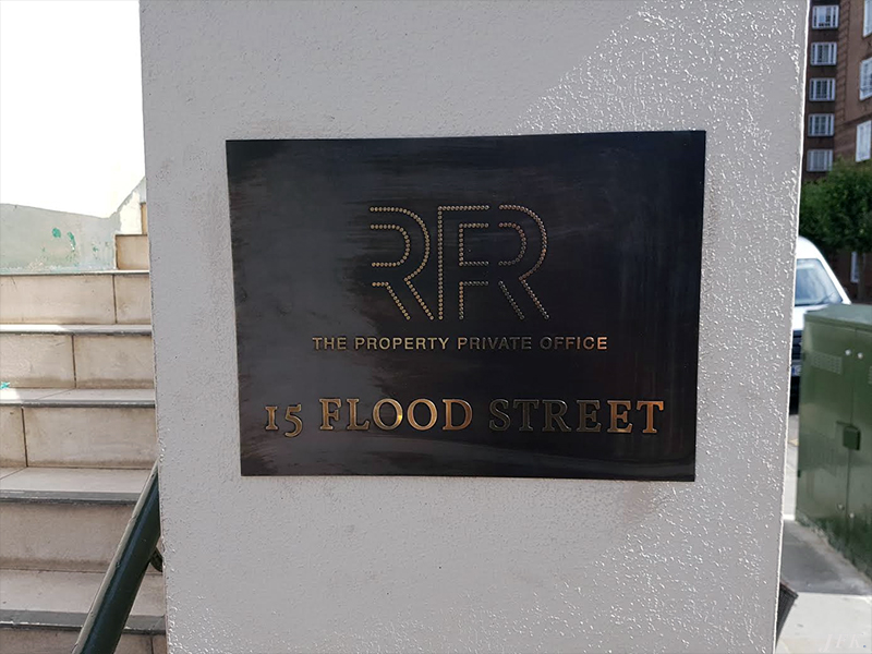 Bronze Plaque for RFR Private Property Office
