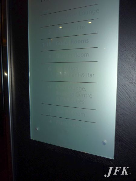 Glass Plaque for Riverbank Hotel