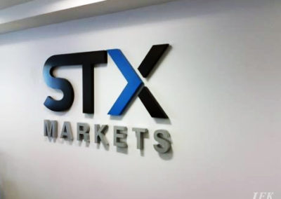 Built Up Letters for Stx Markets