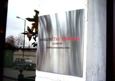 Stainless Steel Plaque for Swissotel Hotel