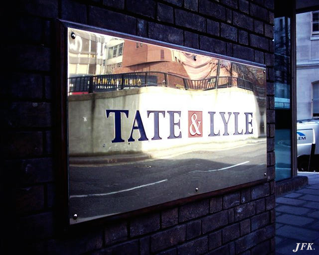 Brass Plaque for Tate &Amp; Lyle