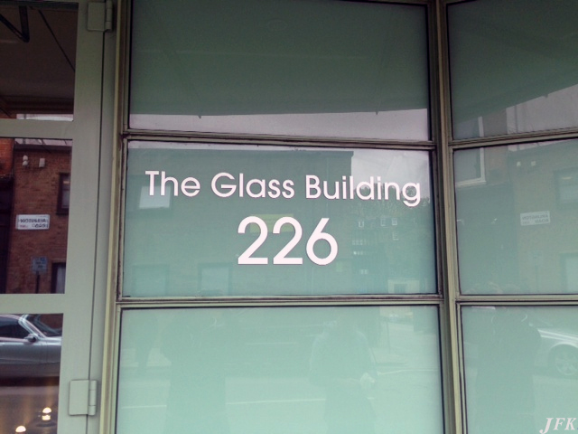 Vinyl Signage for The Glass Building