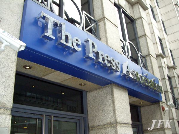 Built Up Letters for The Press Association