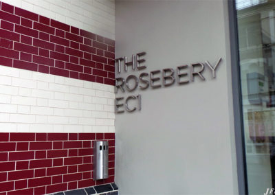 Built Up Letters for The Roseberry Hotel