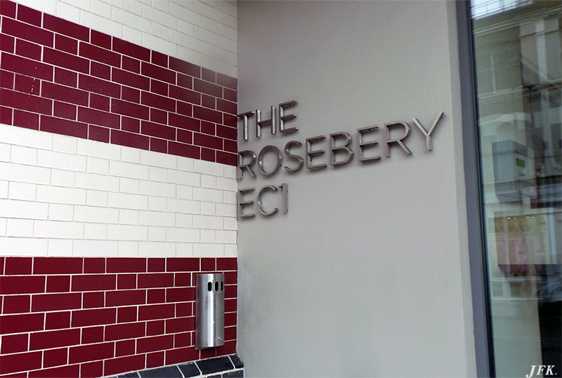 Built Up Letters for The Roseberry Hotel