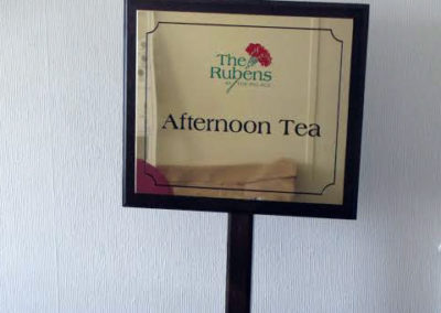 Brass Plaque for The Rubens Hotel