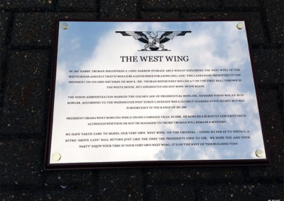 Stainless Steel Plaque for The Westwing
