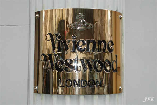 Brass Plaque for Vivien Westwood
