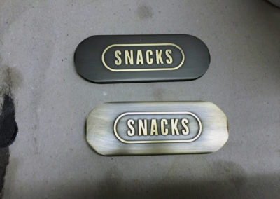 Etched Brass Plaques - Small Plaques