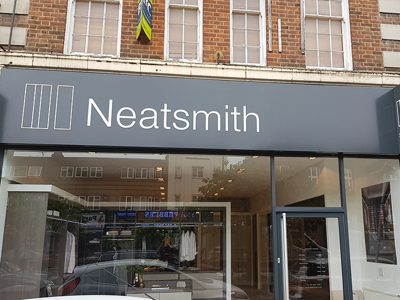 Fascia Signage for Neatsmith Hatch End
