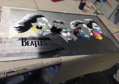 Polished Stainless Steel Embossed for The Beatles