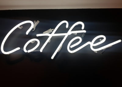 Bespoke Cofee Neon Signs for Victoria Halls Market London