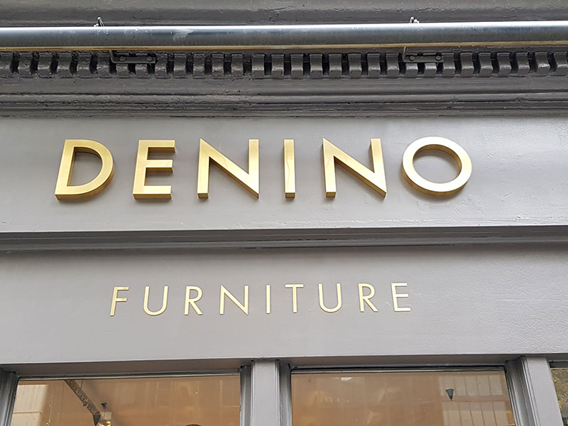 Gold Rimex Letters – Denino Interiors