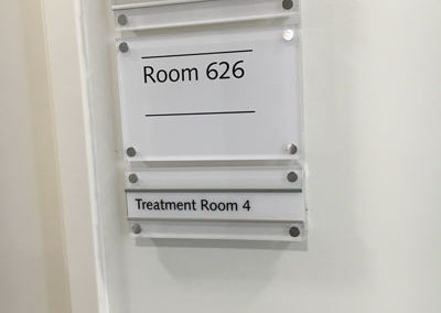 The Shard Hospital Wayfinding Signs