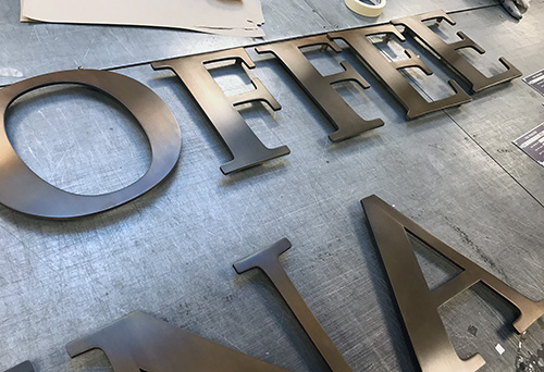 Polished Brass Letters