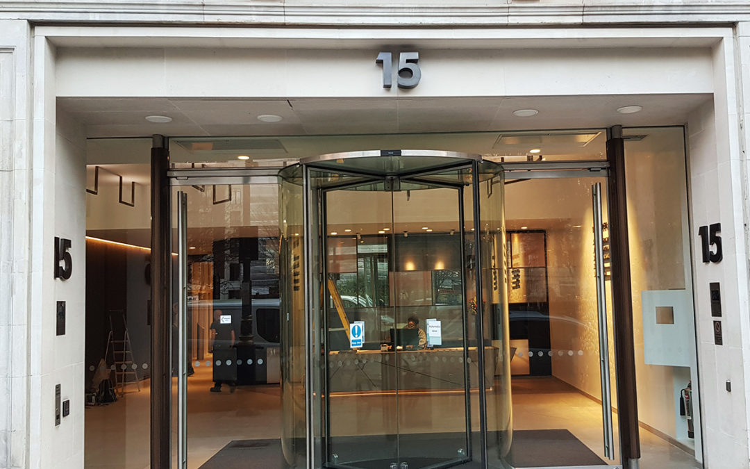Hand Patinated and Laser Cut Bronze Lettering – 15 Golden Square, Soho London